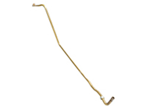 Rohr vom Öltank zum Ölkühler, Messing, Rücklauf. Porsche 911 S 71-72 - 91120702501, 91120702601