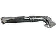 Uitlaat pre-silencer Sport. Gemaakt van gepolijst roestvrij staal. Porsche 911 1975-89 - 93011118300, 92.300, 1620200500, 92.300S, 1620200600, 93011118301 - 92.300S, 1620200600