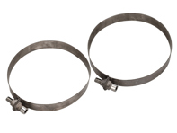 Set di cinghie di fissaggio per scarico in titanio. Porsche 911 1984-89 - 93011117500, 93011115900