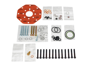 Fuel distributor head gasket set. Porsche 911 turbo (USA) / 964 turbo - 0 438 100 034, 930110923 X, 930110923X, 0438100034