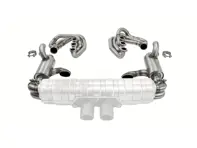 Système d'échappement sport CARGRAPHIC GT rétrocompatible avec ID42 GT, avec chauffage, sans valves, pour silencieux GT3. Porsche 964 Carrera 2/4/RS - 96411104504, 96411104605, 96411104502, 96421103905, 96421103932, 96421104004, 997111027A1