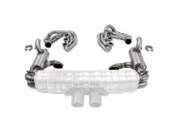 CARGRAPHIC GT Sportauspuffanlage, nachgerüstet mit ID42 GT, mit Heizung, ohne Klappen, für GT3-Schalldämpfer. Porsche 964 Carrera 2/4/RS - 96411104504, 96411104605, 96411104502, 96421103905, 96421103932, 96421104004, 997111027A1