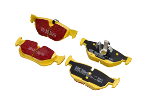 EBC GELBE Bremsbeläge 'Fast Road' hinten. BMW - 34216773161, 34216767150