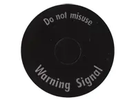 Sticker, emergency light switch, English. Porsche 911/912 - 90161362902, 1601501900 - JG.629.02, 1601501900