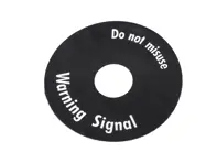 Sticker, emergency light switch, English. Porsche 911/912 - 90161362902, 1601501900 - JG.629.02, 1601501900