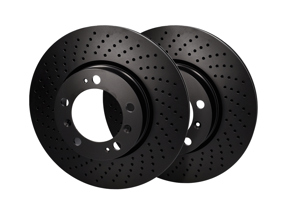 Disques de frein avant percés EBC Standard. Porsche 996 / 997 / Boxster / Cayman D1064 - 99635140501, 99635140601 - D1166