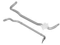 Anti roll bar kit front and rear Weissach Package. Porsche 992 GT3 RS