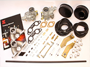 Kit de performance pour permettre le montage de 2 x carburateurs espagnols authentiques Weber 34 ICT. Porsche 914/4. - PVW207
