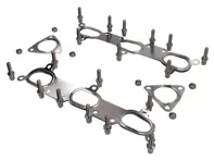 Auspuffkrümmerdichtung, Muttern- und Schraubensatz. Porsche 997TT - 99907358901, 90037822701, 90037813100