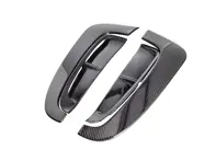 Kit de ventilación lateral de aleta delantera en fibra de carbono. Porsche 971.1