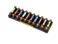 Porte-fusibles céramique 10 pôles. Porsche 911 1974-1986 - 91161208601