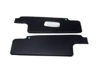 Sun visor set, black. Porsche 911 1965-68 LHD (Left hand-drive) cars - 90173130121, 90173130221 - 901.731.301.23