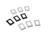 Fensterheberschalterrahmen Aluminium. Porsche 911 / 964 / 993 - 9646136210001C, 9646136210101C, 91161362103, 91161362104 - TK Z 80-3, TK Z 80-2, TK Z 80-1