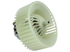 Motorraum Luftgebläsemotor und Lüfter (ohne Gehäuse). Porsche 964 / 993 - 8EW009159221, 99362432801, 0130111145, 34563 - JX29631