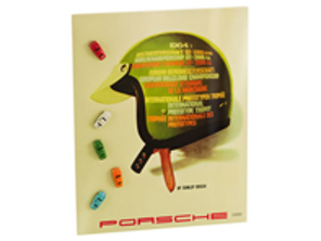 Pizarra magnética Porsche con juego de 5 coches magnéticos - WAP0500450C