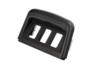 Couvercle de commutateur supérieur de console centrale. 3 boutons type Porsche 964 / 993 - 964552135011DB