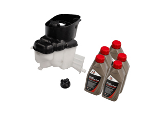 Engine coolant expansion tank kit. Porsche 986 Boxster / 987.1 Boxster 1997-06 - 99610614708, 99610614703, 99610614704, 99610614705, 99610614706, 99610614707