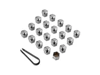 Cubiertas de pernos de rueda cromadas. Porsche 996/986/987/997/Caimán