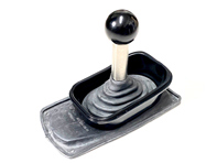 Ebony shift knob (Sphere) and gaiter. Porsche 964 / 993 - 99342407502, 99342407501, 993424075028YR, 96442407505