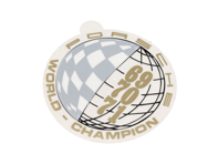 Adesivo per finestra campione del mondo 1969/1970/1971 - 91170110322