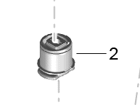 Rear Suspension subframe front bush bearing. Porsche Macan - 8R0505145K, 95B505145