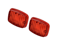 Set di 2 lenti per fendinebbia, posteriori. Porsche 911/912 1965-86 - 91163197500 - P18671, 1695250600