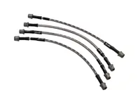 Goodridge stainless steel brake hose set. Porsche 991.1 / 991.2 / 992 - 97035513700, 99135513701, 9A761177500, 9Y0611775, SPR0802-4P