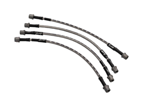 Juego de latiguillos de freno Goodridge de acero inoxidable. Porsche 991.1 / 991.2 / 992 - 97035513700, 99135513701, 9A761177500, 9Y0611775, SPR0802-4P