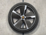 21' Taycan Exclusive Design with aeroblades in Carbon Alloy Wheels & Summer Tyres Original Porsche - 9J1073660S