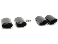 Exhaust Tailpipe Sport version, chromed Black. Porsche 971 Panamera 2017>> - 971044200B