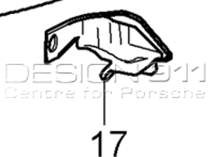 Stoßstangenecke vorne. Porsche 970 Panamera - 97050532700, 97050532800