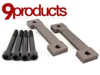 Soportes de adaptador de pinza de freno Actualización trasera a disco de 350 mm 996TT / 996 C4S / 997 C2S / 997 C4S - 99735240502, 99735240602