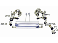 CARGRAPHIC GT 运动型排气系统，带加热功能和 ID42 GT 歧管，适用于保时捷 964 Carrera 2/4/RS - 96411104504, 96411104605, 96411104502, 96421103905, 96421103932, 96421104004