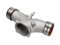 Ansaugplenum aus Aluminium. Porsche 991.2 Turbo /S IPD Ansaugplenum 74mm - 91274, 9A111003702, 9A211013702