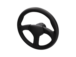 Sportlenkrad ohne Airbag Schwarz mit schwarzer Naht. Porsche 911 / 959 - 000043161108YR