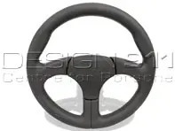 Sportlenkrad ohne Airbag Schwarz mit schwarzer Naht. Porsche 911 / 959 - 000043161108YR