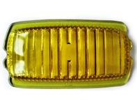 Reverse light glass, Yellow. Porsche 356B / 356C - 64463164105, 1 305 620 002