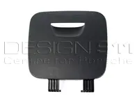 Deckel für Wartungsbecher. Satin-schwarz. Porsche 987 Boxster / 987C Cayman - 9875513720101C