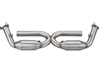 Marmitta catalitica bypass X-Pipes DesignTek per Porsche 997 - 99711303302, 997113033AX, 99711303306, 99711303305, 99711303500, 997113035AX, 99711303501, 99711303503, 99711303504, 99711303505, 99711303402, 99711303404, 99711303405, 99711303406, 997113034AX, 99711303600, 99711303601, 99711303603, 99711303604, 99711303605, 997113036AX