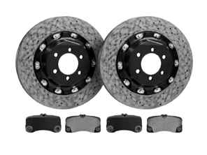 Juego de discos y pastillas de freno traseros carbocerámicos - Repuesto original. Porsche 997 turbo / GT2 / GT3 / GT3 RS - 99735294790, 99735294798, 99635203103, 99135203101, 99635203203, 99135203201, 99635203104, 99635203204, 99735203101, 99735203201