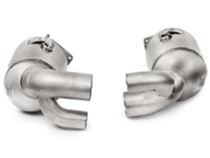 Akrapovic Verbindungsrohrsatz mit Kat (SS) für Porsche 991.2 Carrera / S / 4 / 4S / GTS 2017>> - 9P1254400, 9P1254400X, 9P1254450, 9P1254450X - L-PO/SS/1H