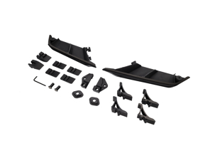 Kit adattatore per montare lo spoiler anteriore 991.1 su 718 Boxster / Cayman - 982807110AOK1, 982807110OK1 - 982_ADK+VENT