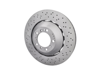 Brake disc rotor, Front. Porsche 981 Cayman GT4 - 98135140580, 98135140680, 98135140581, 98135140681, 18732, 18733