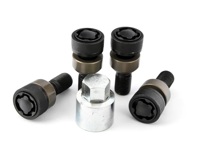 Locking Wheel Bolt Kit Notched Socket Design- Original Porsche - 99736105701, PAF009593