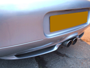 Heckunterer Spoiler 2003 Look. Porsche 986 Boxster - 98650542200