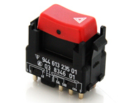 Hazard warning light switch. Porsche 964 / 968 / 993 - 94461323501N05