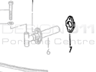 Base del parachoques delantero. Porsche 993 1994-98 - 99650577500, 96450577500
