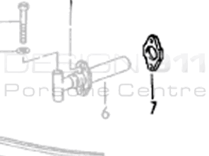 Base de pare-chocs avant. Porsche 993 1994-98 - 99650577500, 96450577500