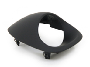 Boîtier du chronomètre, en noir. Porsche 997 - 99755237100A03, 99755237100