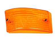 Indicator lens front, Amber. Porsche 924 / 944 / 944S - 477953161, 477953162